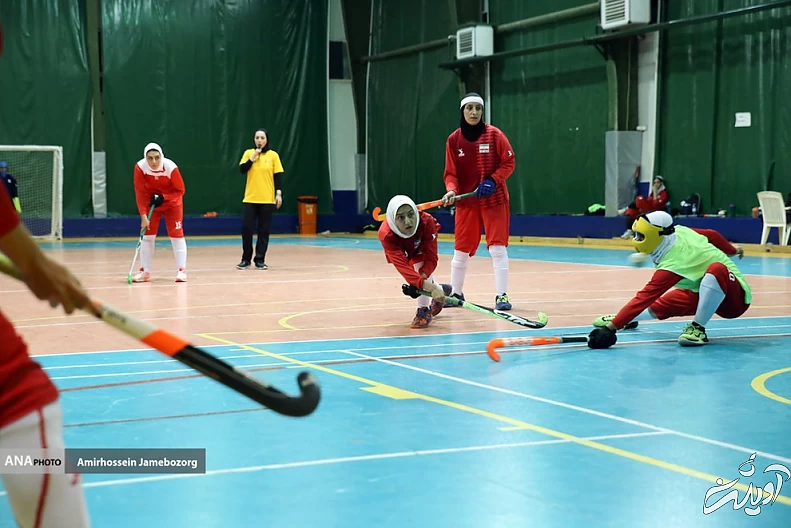 (تصاویر) تمرین تیم ملی هاکی بانوان